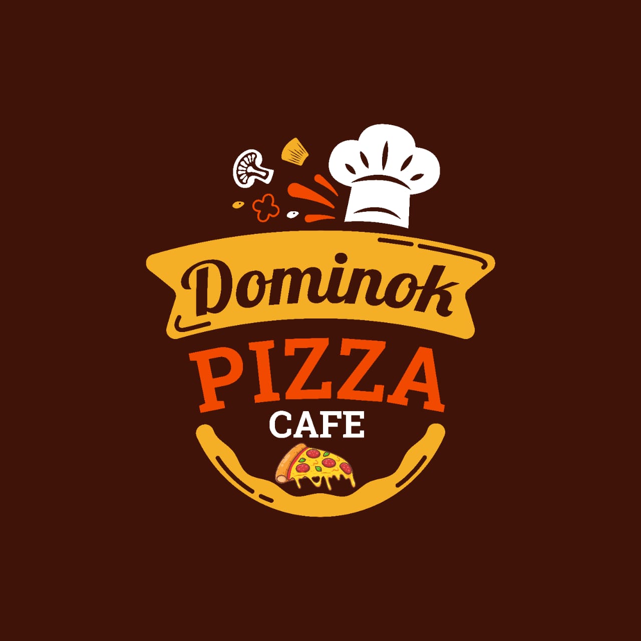 Dominok Pizza  logo