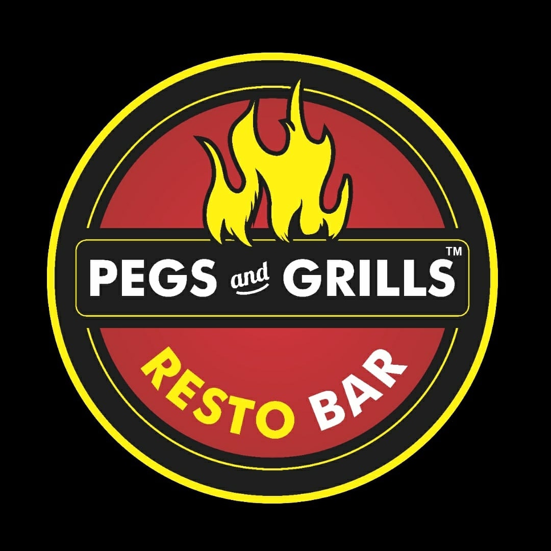 Pegs and Grills logo